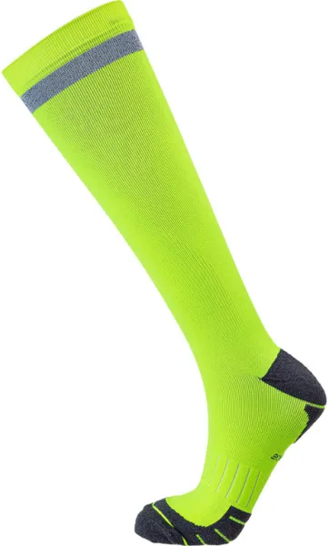 Endurance Torent Reflective Long - Laufstrümpfe mit Kompression - Safety Yellow - Größe 39/